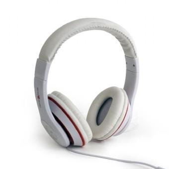 Gembird LOS ANGELES mikrofoniga kõrvaklapid, helitugevuse regulaator, valged (MHS-LAX-W) цена и информация | Kõrvaklapid | kaup24.ee