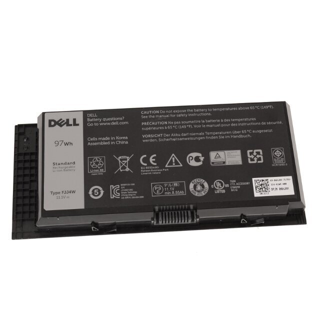 Dell Precision M4800 aku 9-cell 97Wh FJJ4W цена и информация | Sülearvuti akud | kaup24.ee