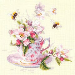 Tikkimiskomplekt Magic Needle "Cup and Apple Blossom" 120-041 hind ja info | Tikkimistarvikud | kaup24.ee