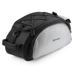 Wozinsky Bicycle Bike Pannier Bag Tagumise pakiraami peale kott õlarihmaga 13L must (WBB1BK) цена и информация | Сумки, держатели для телефонов | kaup24.ee