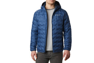 Куртка мужская Columbia Delta Ridge Down Hooded Jacket 1875892452, синяя цена и информация | Мужские куртки | kaup24.ee
