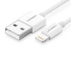 Ugreen USB – Lightning MFI kaabel 1m 2,4A valge (20728) цена и информация | Mobiiltelefonide kaablid | kaup24.ee