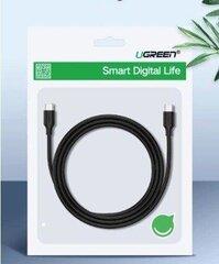 USB-C PD cable UGREEN Power Delivery 60W 1m (black) цена и информация | Кабели и провода | kaup24.ee