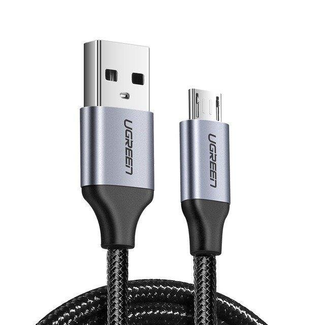 Ugreen USB - mikro-USB kaabel 0,5m hall (60145) цена и информация | Kaablid ja juhtmed | kaup24.ee