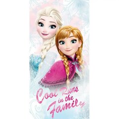 Puuvillane rätik Disney Frozen Cool Runs in the Family цена и информация | Полотенца | kaup24.ee