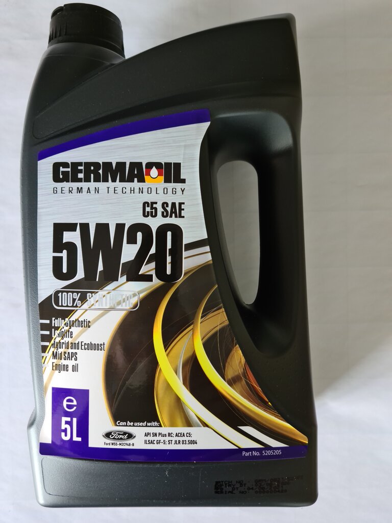 Sünteetiline mootoriõli Germaoil 5W20, 5L цена и информация | Mootoriõlid | kaup24.ee