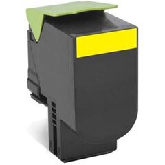 Lexmark 80x Yellow Toner Cartridge Corporate Program (2K) for CX410de, CX410dte, CX410e, CX310dn, CX310n, CX510de, CX510dhe, CX510dthe hind ja info | Laserprinteri toonerid | kaup24.ee