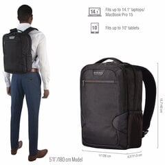 Рюкзак Everki 14" STUDIO цена и информация | Рюкзаки, сумки, чехлы для компьютеров | kaup24.ee
