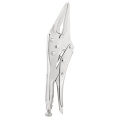 Long Nose Locking Pliers 9" Deli Tools EDL20015B (silver) hind ja info | Käsitööriistad | kaup24.ee