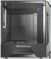 Darkflash LEOCase Computer case (black) цена и информация | Корпуса | kaup24.ee