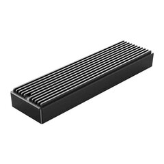 Корпус SDD M.2 Orico, NVME, USB-C 3.1 Gen.2, 10Gbps (черный) цена и информация | Адаптеры и USB-hub | kaup24.ee