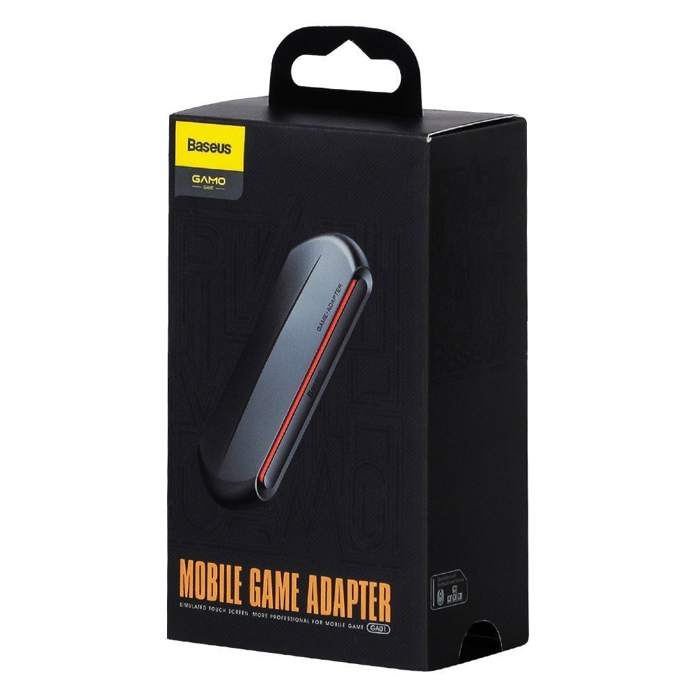 Baseus Gamo mobiilimänguadapter 2x USB HUB GA01 must klaviatuuri ja hiire jaoks (GMGA01-01) hind ja info | Mobiiltelefonide kaablid | kaup24.ee