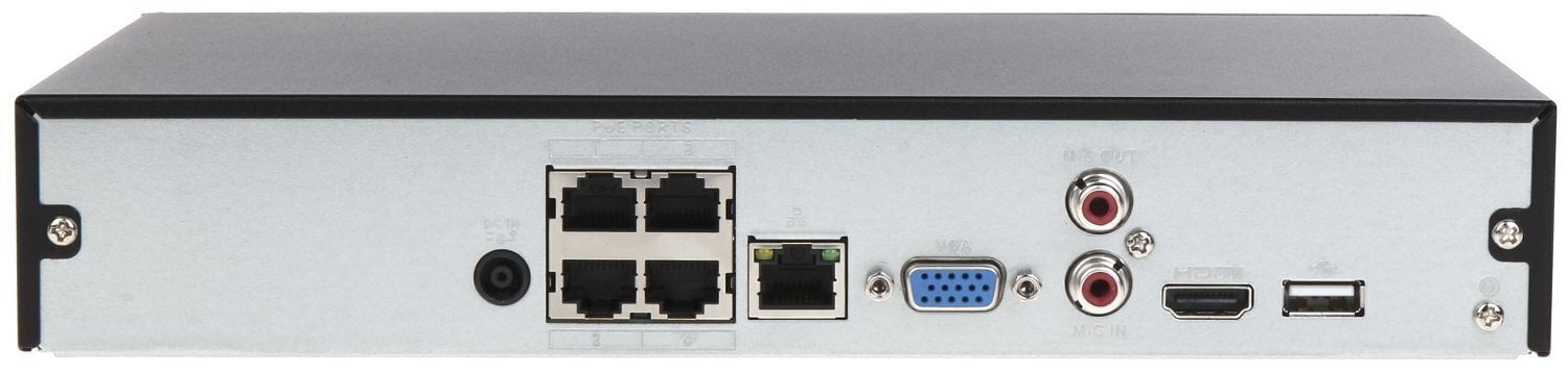 IP NVR salvesti 8 kanalit Dahua NVR4108HS-P-4KS2/L, 4xPOE hind ja info | Valvekaamerad | kaup24.ee