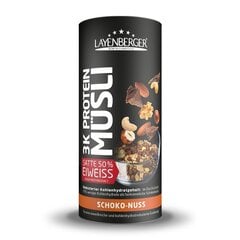 Protein müsli - Šokolaad ja pähkel 390g, Layenberger 3K hind ja info | Proteiin | kaup24.ee