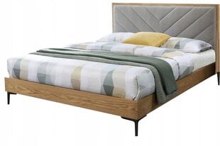 Кровать Halmar Margarita, 160x200 см, серый/коричневый цена и информация | Кровати | kaup24.ee