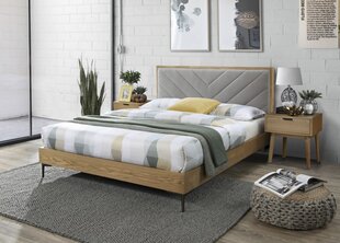 Кровать Halmar Margarita, 160x200 см, серый/коричневый цена и информация | Кровати | kaup24.ee