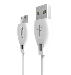 Кабель Dudao micro USB 2.4A 2 м, белый (L4M) цена и информация | Кабели для телефонов | kaup24.ee