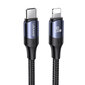 USAMS U71 USB-C Lightning PD 2m, must цена и информация | Mobiiltelefonide kaablid | kaup24.ee