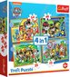 Puslede komplekt Trefl Käpapatrull (Paw Patrol) цена и информация | Pusled | kaup24.ee