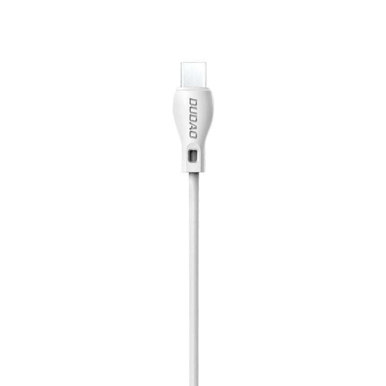 Dudao kaabel USB Type C 2.1A 1m valge (L4T 1m valge) hind ja info | Mobiiltelefonide kaablid | kaup24.ee