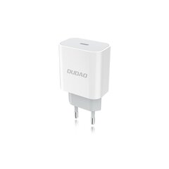 Адаптер для быстрой зарядки Dudao EU USB Type C Power Delivery 18 Вт, белый (A8EU) цена и информация | Зарядные устройства для телефонов | kaup24.ee