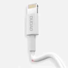 Кабель для зарядки данных Dudao USB/Lightning 3А 1 м, белый (L1L) цена и информация | Кабели для телефонов | kaup24.ee