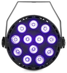 Мак PartyPar UV 12x1W UV DMX цена и информация | Гудки для вечеринки Clown Face (4шт.) | kaup24.ee