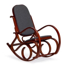 Кресло-качалка Modern Home, коричневый/серый цена и информация | Кресла для отдыха | kaup24.ee