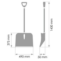 Lumelabidas M-3-EXTRA-CLICK hind ja info | Lumelabidad, lumesahad | kaup24.ee