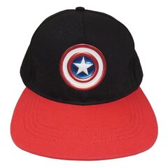 Кепка изогнутой формы с логотипом Marvel Капитан Америка, 30893 цена и информация | Мужские шарфы, шапки, перчатки | kaup24.ee