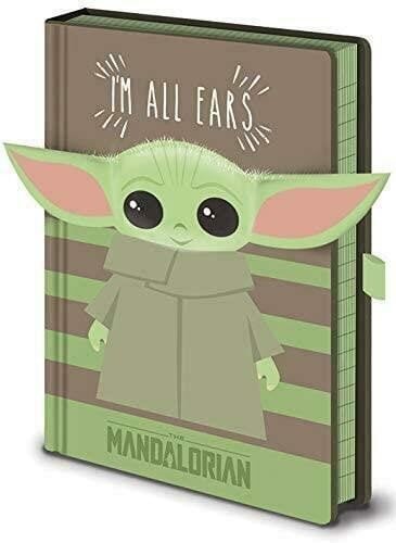 Star Wars The Mandalorian: Premium Märkmik A5 I'm All Ears Green hind ja info | Vihikud, märkmikud ja paberikaubad | kaup24.ee