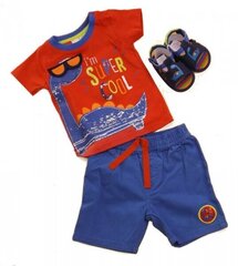 3-osaline suvekomplekt Super Cool, suurus 62/68 cm цена и информация | Комплекты одежды для новорожденных | kaup24.ee