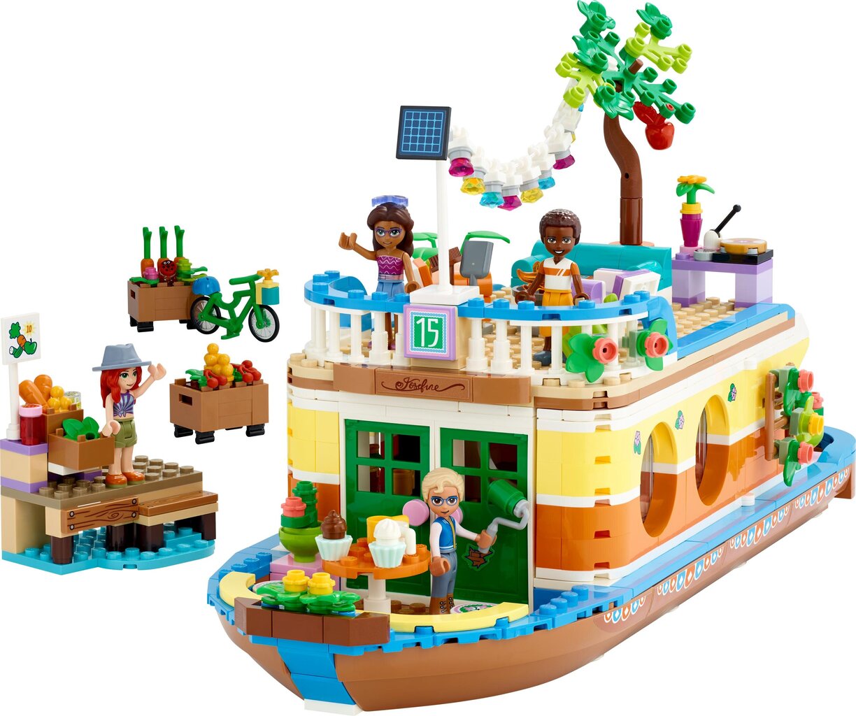 41702 LEGO® Friends Kanali paatmaja цена и информация | Klotsid ja konstruktorid | kaup24.ee