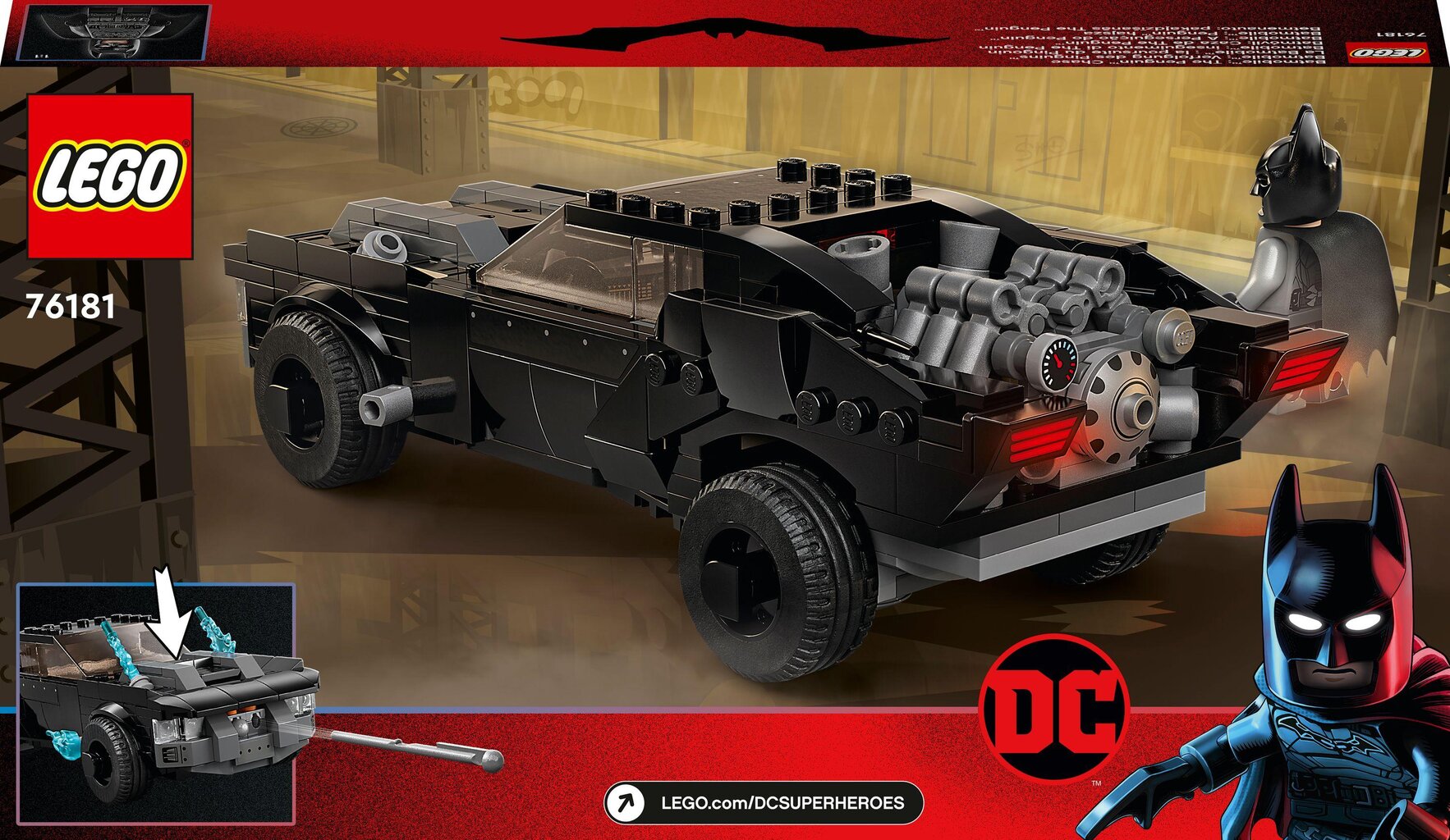 76181 LEGO® Super Heroes DC Batman Auto: Penguin Chase hind ja info | Klotsid ja konstruktorid | kaup24.ee