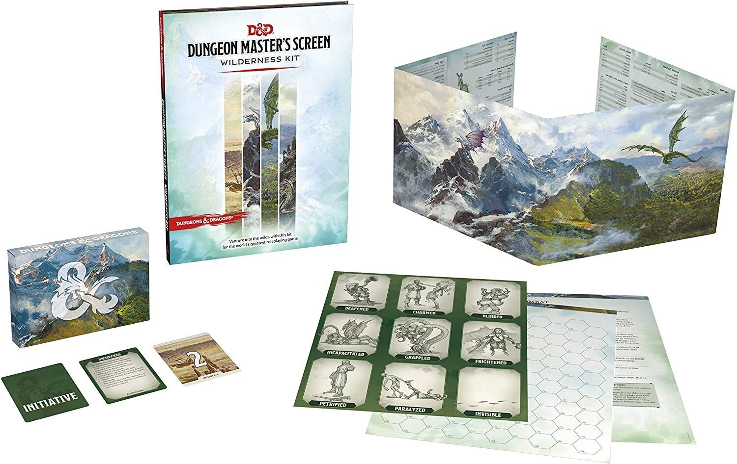 Dungeons & Dragons RPG Dungeon Master's Screen Wilderness Kit Inglise hind ja info | Lauamängud ja mõistatused | kaup24.ee