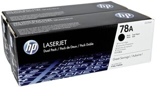 Тонер-картридж HP 78A, две упаковки, черный цена и информация | Картридж Actis KH-653CR | kaup24.ee
