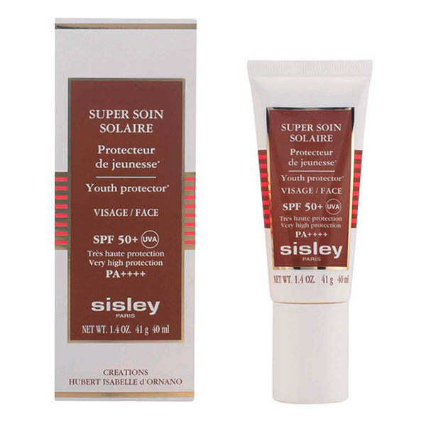 Päikesekaitsega näokreem Sisley Super Soin Solaire Youth protector for face SPF50+, 40 ml hind ja info | Päikesekreemid | kaup24.ee