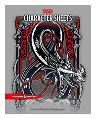 Dungeons & Dragons (D&D) RPG Character Sheets (24), английский цена и информация | Настольные игры, головоломки | kaup24.ee
