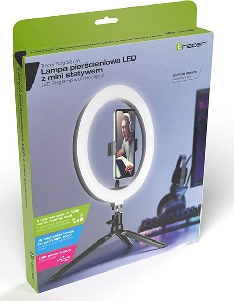 Ümmargune LED lamp Tracer TRAOSW46747 цена и информация | Fotovalgustuse seadmed | kaup24.ee