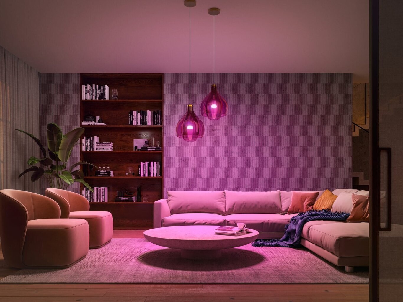 Philips Hue White and Color ambiance stardikomplekt 2x E27 1100lm A60 + sild + lüliti цена и информация | Lambipirnid, lambid | kaup24.ee