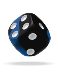 Oakie Doakie Dice: D6 Täringud 12 mm Pimedas Helendavad - Deep Ocean (36) цена и информация | Настольные игры, головоломки | kaup24.ee