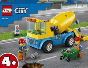 Конструктор LEGO® City 60325 Большие автомобили Бетоновоз цена и информация | Конструкторы и кубики | kaup24.ee