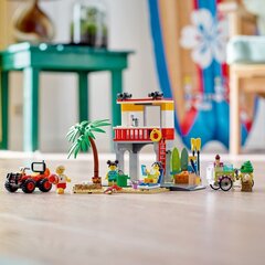 Конструктор LEGO® City 60328 Community Спасательная станция на пляже цена и информация | Конструкторы и кубики | kaup24.ee