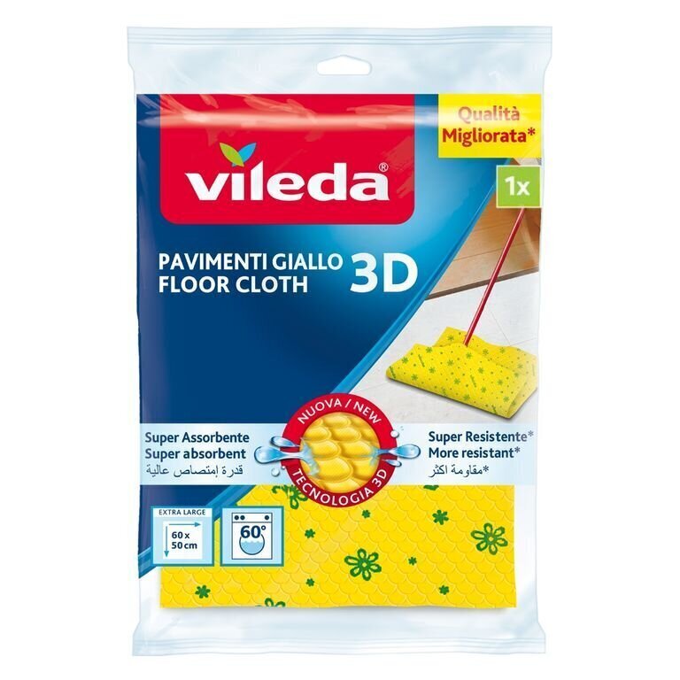 Mikrokiust põrandalapp Vileda, 1 tk. цена и информация | Puhastustarvikud | kaup24.ee