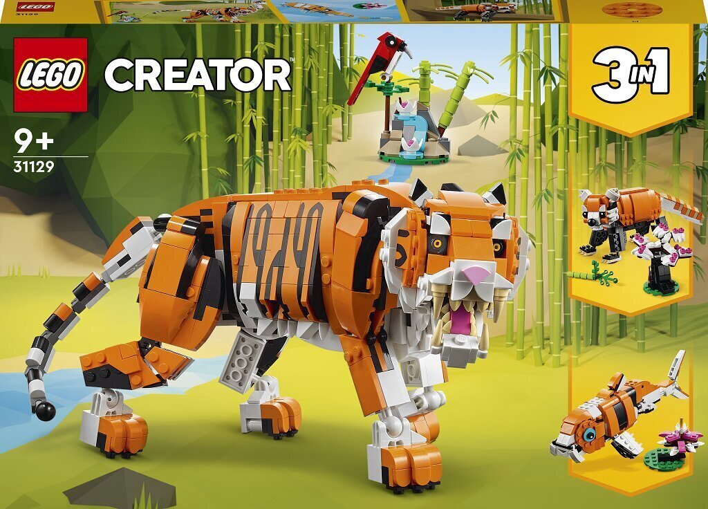 31129 LEGO® Creator Kuninglik Tiiger цена и информация | Klotsid ja konstruktorid | kaup24.ee