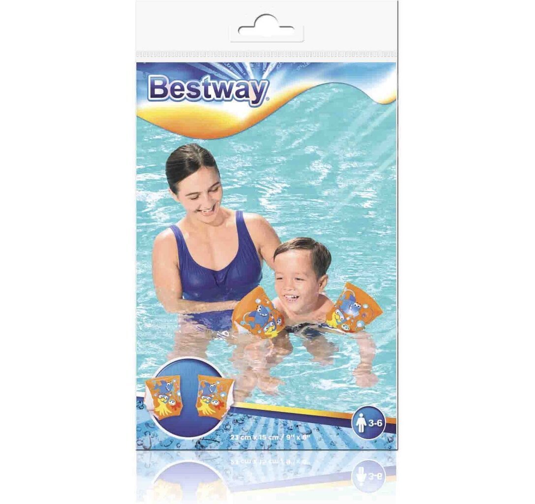 Ujumiskätised Bestway Swim Safe, 30 x 15 cm цена и информация | Ujumisvestid ja -kätised | kaup24.ee