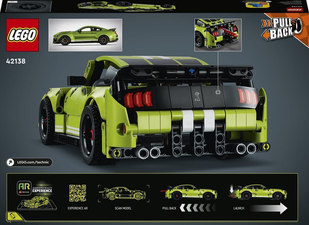 42138 LEGO® Technic Ford Mustang Shelby GT500 hind ja info | Klotsid ja konstruktorid | kaup24.ee
