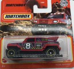 Игрушечная машинка 2021 - 050 - GXM68 Matchbox RIDGE RAIDER цена и информация | Игрушки для мальчиков | kaup24.ee