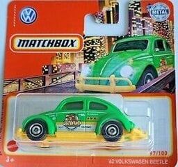 Игрушечная машинка 2021 - 097 - GXN15 Matchbox '62 VOLKSWAGEN BEETLE цена и информация | Игрушки для мальчиков | kaup24.ee