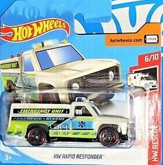 Игрушечная машинка 2019 - 123 - FYG86 Hot Wheels HW RAPID RESPONDER цена и информация | Игрушки для мальчиков | kaup24.ee